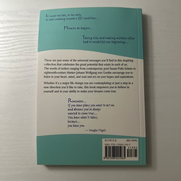 Blue Mountain Arts Motivational Messages and Bookmark - Picture 5 of 7